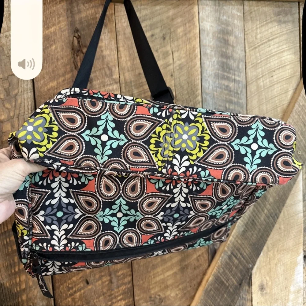 Vera Bradley Sierra Large Backpack Laptop Bag EUC 14” Wide lightweight